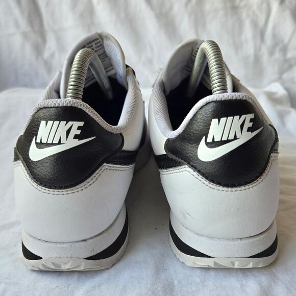 Nike Cortez White Black DM4044-105 Shoes Sneakers Men's Size 8 - Picture 3 of 9